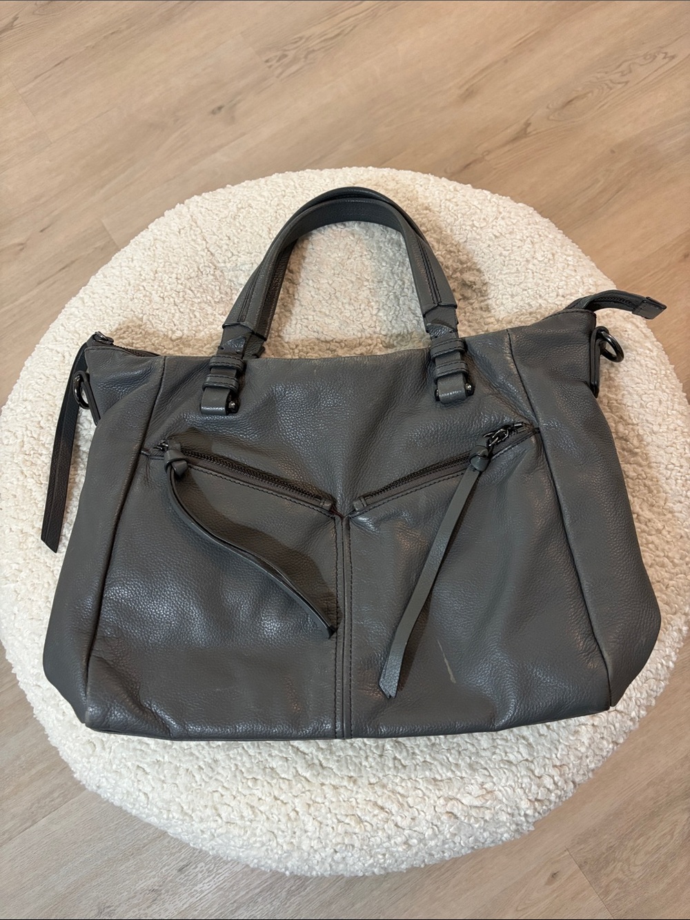 🎉Sale🎉 Kooba large hobo slouchy leather Bag grey gray